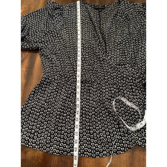 Lane Bryant Black and White Blouse - Picture 6 of 6